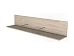 Полка Карина угловая Гикори Джексон светлый 1440x270 Полка Карина угловая Гикори Джексон светлый 1440x270